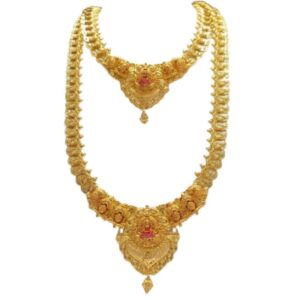 Traditional Lakshmi Kasu Aram Set-68gm