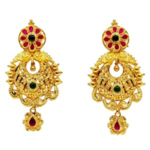 Bridal Chandbali Drops-12.310gram