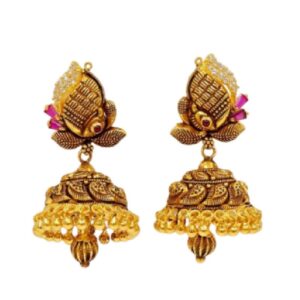 Elegant Antique Jhumki--13.010gram