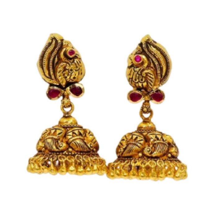 Elegant Antique Jhumki-13.130gram