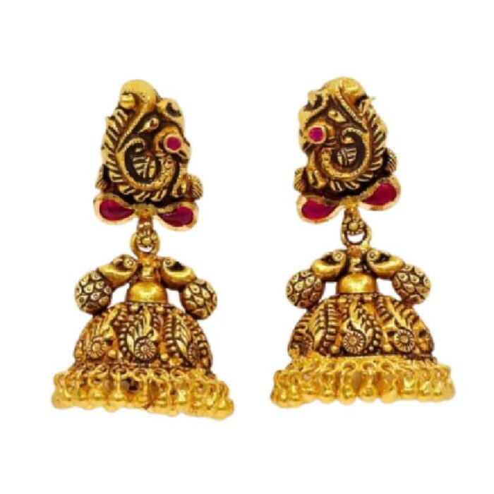 Elegant Antique Jhumki--13.770gram Elegant Antique Jhumki--13.770gram