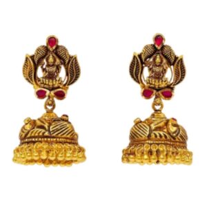 Elegant Antique Lakshmi Jhumki-14.600gram