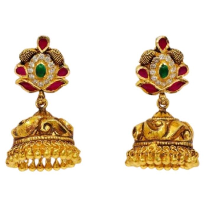 Elegant Antique Jhumki-14.730gram Elegant Antique Jhumki-14.730gram