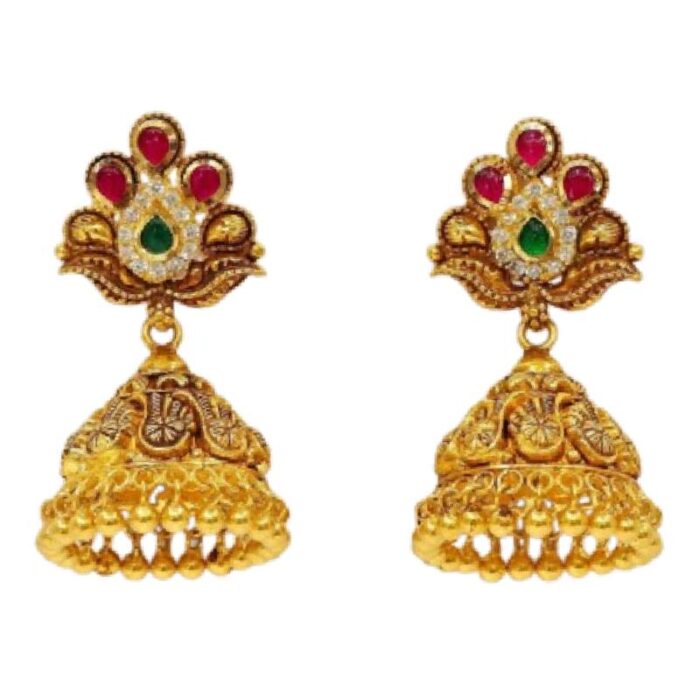 Elegant Antique Jhumki-15.250gram Elegant Antique Jhumki-15.250gram
