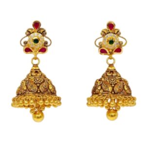 Elegant Antique Jhumki-19.450gram