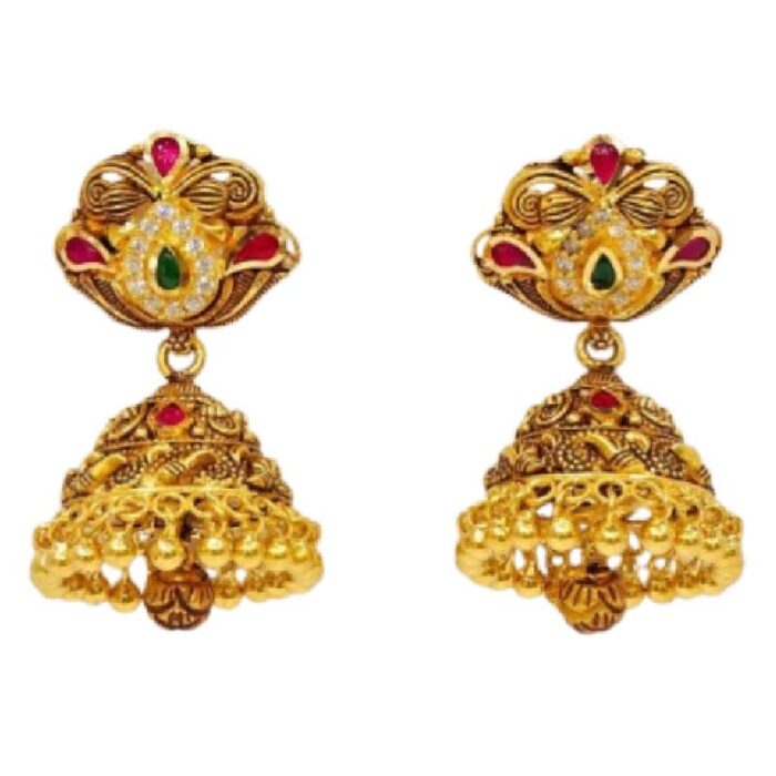 Elegant Antique Jhumki-22.940gram