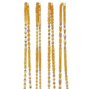 Geometric Italian Gold Chains