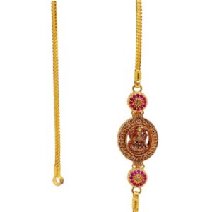 Semi Antique Lakshmi Mukappu Chain
