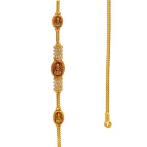 Semi Antique Mugappu Chains-40.420gram