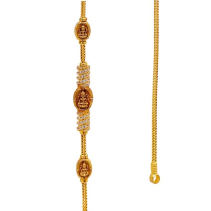 Semi Antique Mugappu Chains-40.420gram Semi Antique Mugappu Chains-40.420gram