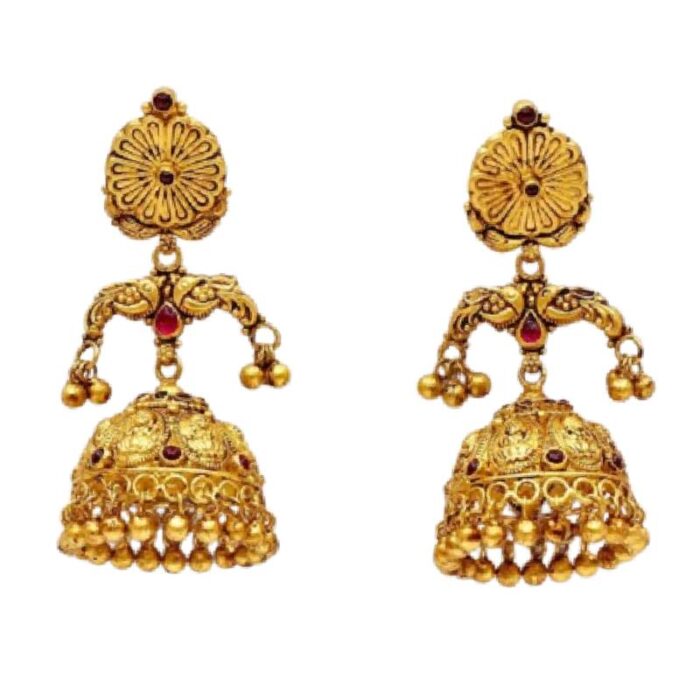 Spritual Antique Jhumki-15.400gram