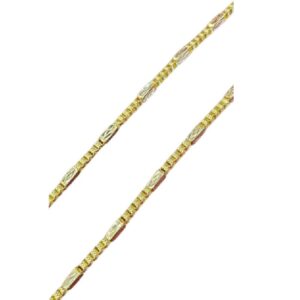Indented Link Gold Chain