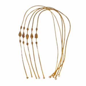 Traditional Peacock And Lakshmi Mugappu Chains