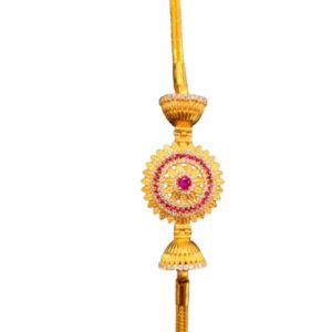 Floral Design Gold Mugappu Chain