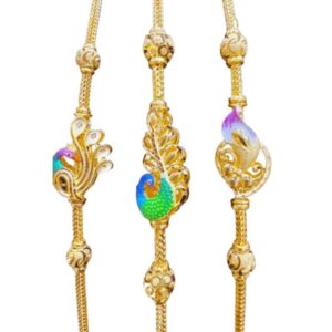 Uniques Peacock Mugappu Chains