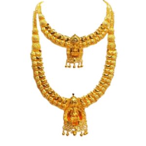 Antique Lakshmi Peacock Gold Necklace set