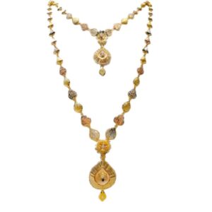 Casual Gold Necklace Set