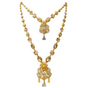Perfect Shaped Flower Design Necklace Set
