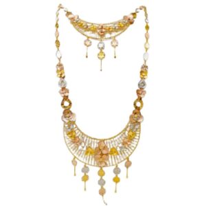 Enchanding Floral Gold Necklace