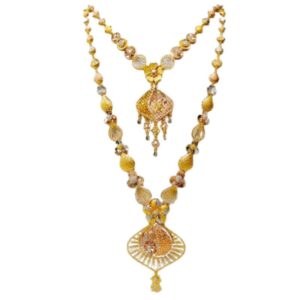 Beautiful Flower Design Necklace Set