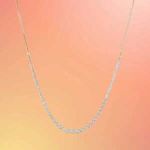 Haloed Radiance Diamond Necklace