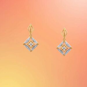 Stellar Maze Diamond Drop Earrings