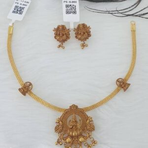 Lakshmidevi choker set designer necklace