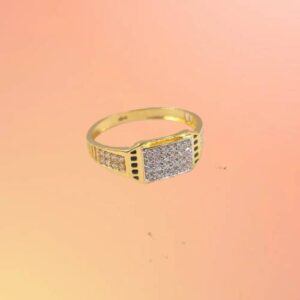 Gold Plated Latest Design Diamond Ring for Men