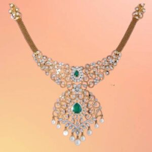 A diamond necklace